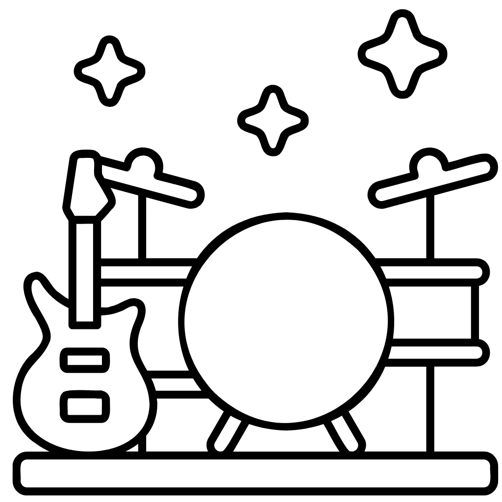 設備齊全的樂器